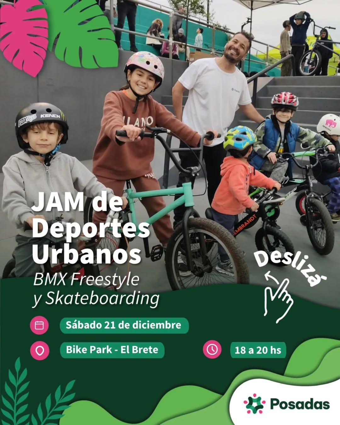 Posadas se caracteriza por tener a los mejores deportes urbanos, aca te presentamos un grilla