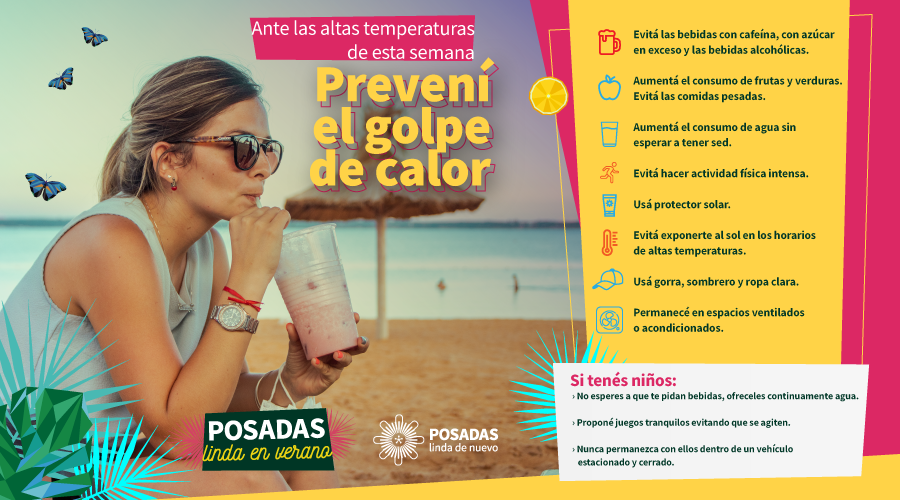 Se vienen días agobiantes y con altas temperaturas