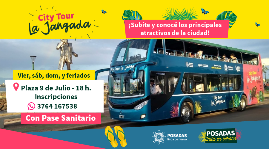 En tus vacas de verano aprovechá el City Tour Guiado